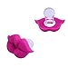 3Pcs Funny Baby Mustache Pacifiers, Cute Novelty Kissable Lip Pacifiers for Newborn Infant Toddlers, BPA Latex Free Made with Soft Silicone - Great Baby Shower Gift!