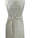 Medium Thick 100% Cotton Canvas, Kitchen Artist Apron for Chef, BBQ & Grill, 6 Deep Pockets with 1 Zipper Pocket, M-XXL, 27