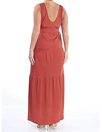 Santuario para mujer DELPHINA escalonada Maxi vestido