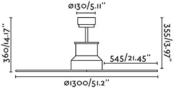 Faro 33482 - Winch diameter 130 DC Chrome 4 Blades Wood - Image 4