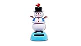 Solar Powered Bobblehead Toy Figure - Dancing Snowman