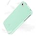 GOOSPERY Pearl Jelly for Apple iPhone 4s Case (2011) iPhone 4 Case (2010) with Screen Protector Slim Thin Rubber Case (Mint) IP4-JEL/SP-MNT