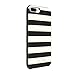 kate spade new york Protective Hardshell iPhone 7 Plus Case, Also Compatible with iPhone 6 Plus, 6s Plus - Candy Stripe Cream/Black