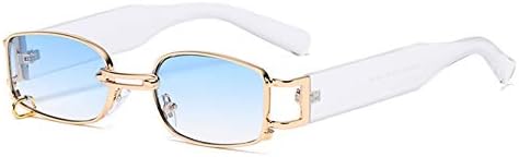 Small Rectangle Sunglasses for Women Men 2020 Fashion Metal Frame Vintage Driving Glasses UV400 Protection