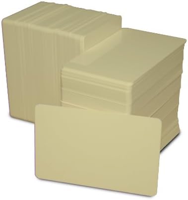 ACB Ltd: Blank Tan PVC Plastic ID Cards x 50