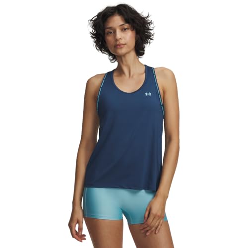 Under Armour Women's Tech Knockout Tank Top, (498) Wham Blue / / Blue Haze, X-L…