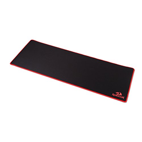 Redragon P003 Suzaku Huge Gaming Mouse Pad Mat, with Special-Textured Surface, Silky Smooth, Non-Slip Backing, Waterproof Surface, Stitched Edges, 31.50 x 11.81 x 0.12 inches