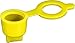 50 Grease Fitting Caps Yellow Polyethylene