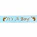 It's A Girl Baby Sash It's A Boy Sash Baby Shower Sash B01 (Blue Boy Sash)