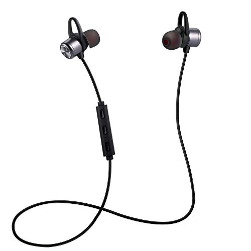 ESTAVEL Bluetooth Headphones IPX5 Level Bluetooth 4.1 Wireless Stereo Microphone Sport Magnetic Headsets in-Ear Earphones Other Smartphones Bluetooth Devices