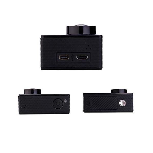 HKYMBM 4K Multifunktions-Sportkamera, WiFi-Unterwasserkamera 170 Grad Weitwinkel 30 Meter Tiefe Wasserdicht Und… – Bild 3