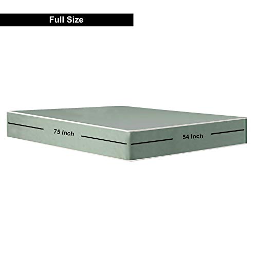 Continental Sleep, 8-Inch Fully Assembled Waterproof Vinyl System Innerspring Mattress and 8-inch Box Spring/Foundation Set, Full Size