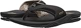 Reef Men's Fanning Sandal, Black/Brown, 13 M US