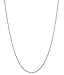 Sterling Silver 2mm diamond cut rope chain necklace- Made In Italy
