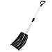 Micbox Snow Shovel with 46'' Adjustable Aluminum Handle 10.5'' Wide Blade Scoop Shovel, Digging Snow Removal Heavy Duty Snow Shovel Perfect for Car Driveway, Camping and Outdoor Emergency