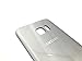 Replacement Battery Door Back Cover Glass Housing Case Camera Cover Lens Battery Door Adhesive For Samsung Galaxy S7 Edge G935 With 2 Logos (Silver)