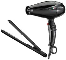 BABYLISS PRO COMBO SECADORA Y PLANCHA FERRARI V1, NEGRO : Amazon.com.mx:  Belleza