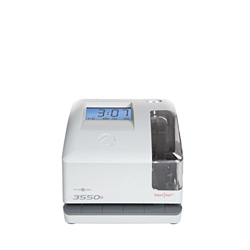 Pyramid 3550ss SmartSite Time Clock and Document Stamp - Made in USA