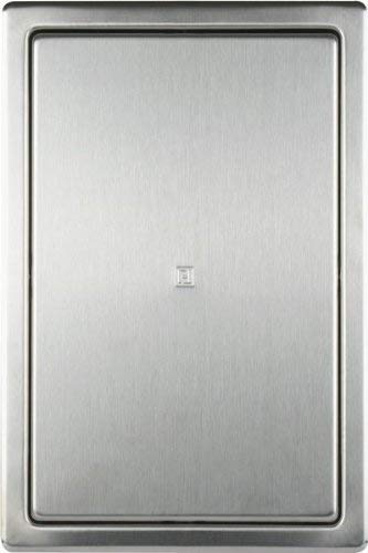 Haco - Brushed Steel Inspection Board Cover with Recessed Frame 200 x 300 mm