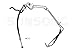 Sunsong 3403672 Power Steering Hose Assembly