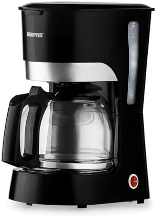 Geepas Liquid Filter Coffee Machine,Black Gcm6103, min yrs