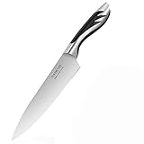 Chef Knife,Raskyee 8 inch Vegetable Knife,High Carbon Stainless Steel Cooking Slicer Knife for Dealing with Meat and Fruit