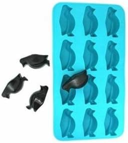 UR Drinkware Penguin Silicone Ice Cube Tray Jelly Chocolate Pudding Mold