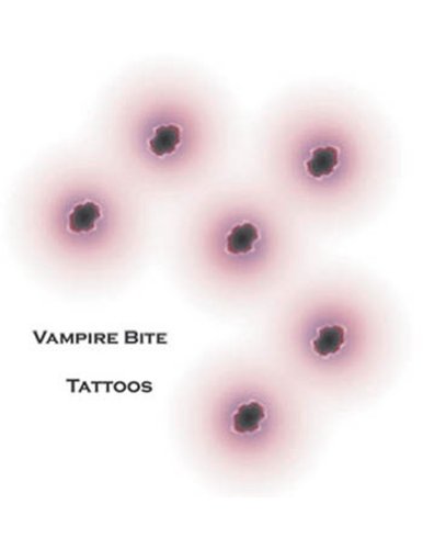 Costumes For All Occasions DF208 Tattoo Vampire Bite Fx