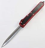 TacKnives OTF Double Action Safety Knife Out-The-Front MTU11G (Red)