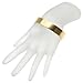 Beadaholique 1 Piece Solid Brass Flat Cuff Bracelet Base, 12.7mm