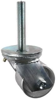 Mapp Caster 7RTP032CIR, 3-1/4" x 2" Steel Wheel Caster with 3/4" Threaded Stem - 600 lbs Capacity