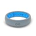 GROOVE LIFE - Silicone Ring For Men and Women Wedding or Engagement Rubber Band with Lifetime Coverage, Breathable Grooves, Comfort Fit, and Durability - Thin Solid Storm Grey Size 6