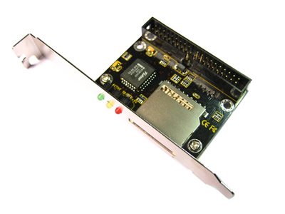 SD / Secure Digital Card to IDE 3.5" Male Adapter with Bracket