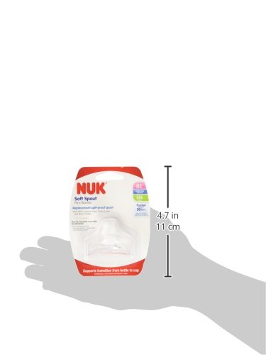 4 NUK+Replacement+Silicone+Spout+Clear