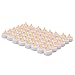 EverBrite LED Tea Light Candles Set, 48-pack Warm Yellow Flickering Flameless Tealight Kit, Battery Included