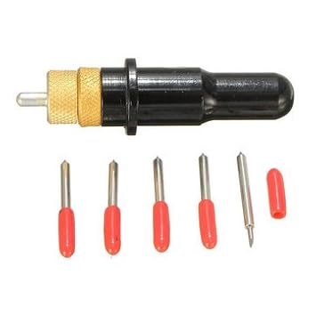 Generic Cutting Plotter Blade Holder With 5Pcs 45 Degree Blades Cutter