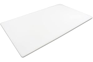 Thirteen Chefs Cutting Boards for Kitchen - 30 x 18 x 0.5" White Color Coded Plastic Cutting Board with Non Slip Surface - Dishwasher Safe Chopping Board
