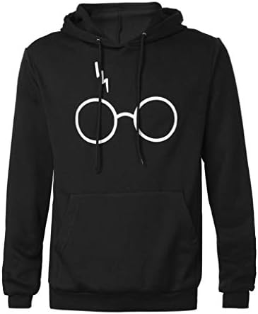 Men's Autumn Casual Harry Potter Print Hooded Sweatshirt Outwear Tops Blouse
