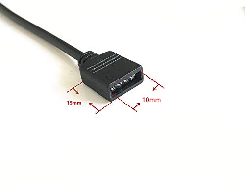 4 pcs/pack black 3M 9.84ft 4 Color RGB Extension Cable LED Strip Connector Extension Cable Cord Wire 4 Pin LED Connector for SMD 5050 3528 2835 RGB LED Light Strip ，rgb wire，rgb extension cable - Thumbnail 2