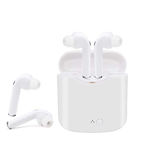 Bluetooth Headphones Wireless Headphones Mini Wireless Sports Earphones Earbuds Stereo-Ear Sweatproof Earphones with Noise Cancelling Fit for Most Smartphones with Charging Case