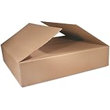 The Packaging Wholesalers 16 x 16 x 4 Inches Shipping Boxes, 25-Count (BS161604)