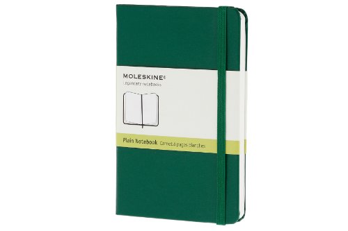 Moleskine Classic Notebook, Pocket, Plain, Oxide Green, Hard Cover (3.5 x 5.5) (Classic Notebooks)