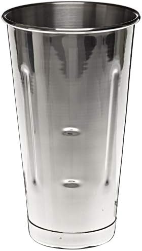 Srenta 30 oz Professional Stainless-Steel Malt Cup |Great for Milkshake, Cocktail Mixing | Set of 6