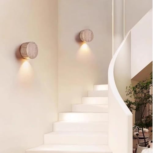 Moderno Lámpara de pared estilo japonés wabi-sabi con pantalla de piedra natural,Aplique LED vintage para espejo de baño,Lampara de pared de comedor,Luz para sala,pasillo,dormitorio,estudio (A)