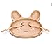 Natural Bamboo Baby Feeding Set 3pcs Includes Plate, Spoon and Fork,BPA Free Infant and Kid Friendly - 7.8'' (1)