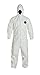 DuPont Tyvek 400 TY127S Disposable Protective Coverall with Respirator-Fit Hood and Elastic Cuff, White, 4X-Large (Pack of 6)