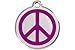 Engraved Stainless Steel with Enamel Pet I.D. Tag - Medium Dog