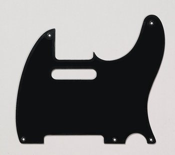 Allparts Telecaster Pickguard 1-Ply Black