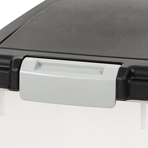 IRIS USA 33qt/25lbs Airtight Pet Food Storage Container, Black Pricepulse