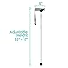 Folding Cane by Vive - Walking Cane for Men & Women - Collapsible, Lightweight, Adjustable & Portable Walking Stick Mobility Aid - Sleek Look & Comfortable Handles (White)